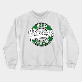 Medina saudi arabia vintage logo Crewneck Sweatshirt